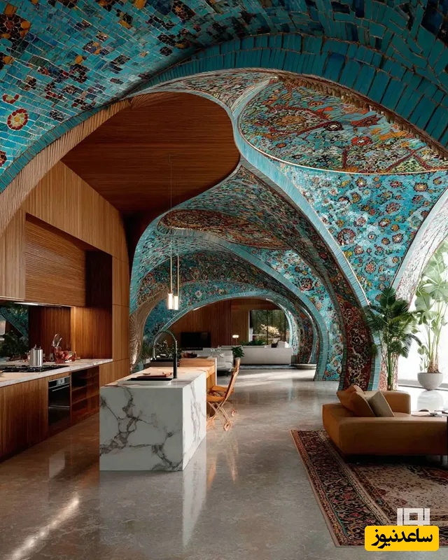 خانه با معماری ایرانی