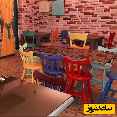 خلاقیت منحصربفرد یک ایرانی برای طراحی میز و صندلی کافه اش/چه خوب که تو کارش ابتکار داره + عکس