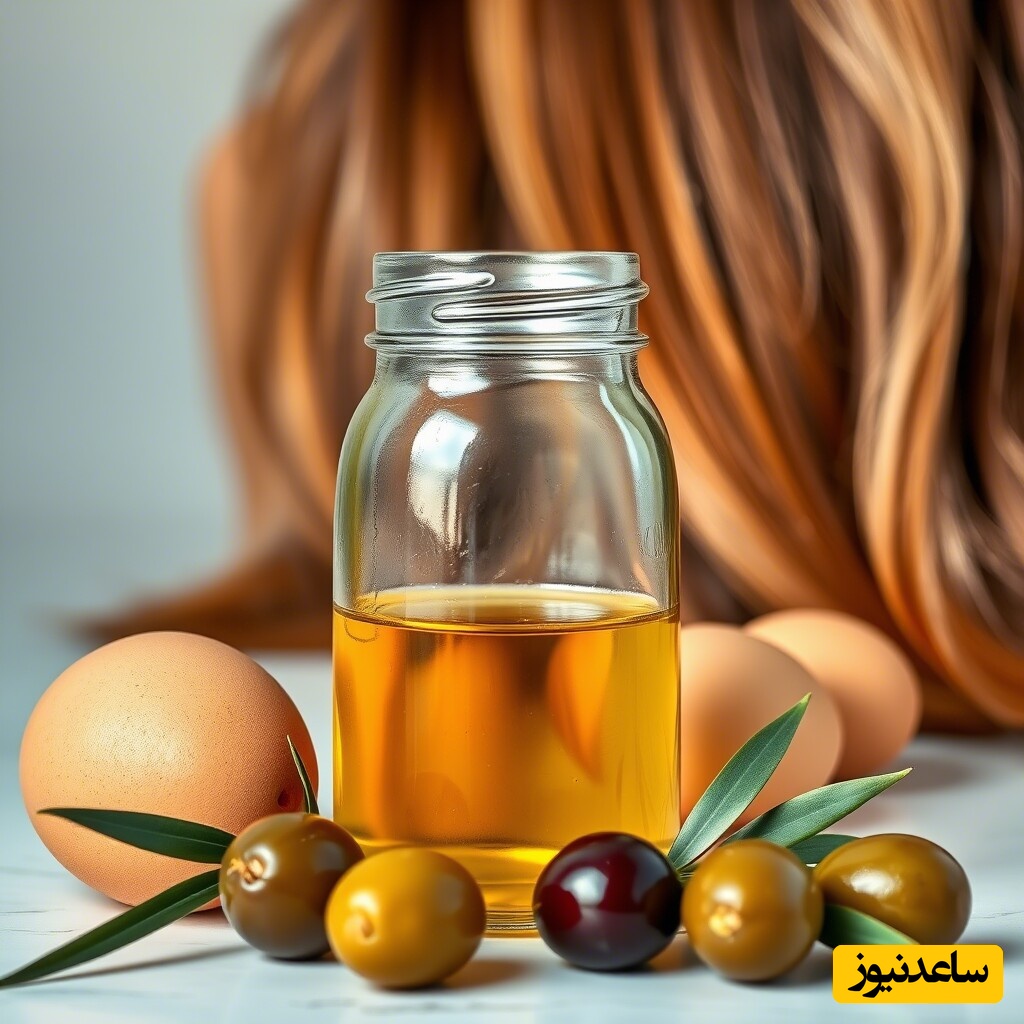 طرز تهیه بهترین ماسک روغن زیتون و تخم‌مرغ برای تقویت مو