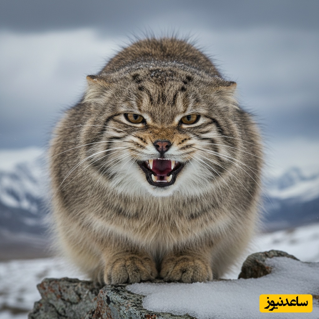 (ویدئو) گربه پالاس؛ بامزه‌ترین «قاتل خاموش» طبیعت که حتی ببرها هم حریفش نمی‌شوند! | مستندی جذاب از زندگی این گربه پشمالوی افسانه‌ای