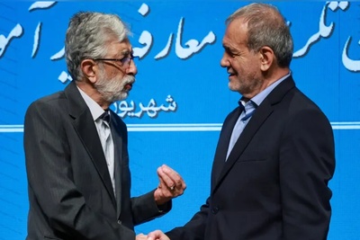 ببینید| درس شرافت پدرِ همسر رهبر انقلاب به تمام سیاستمداران: به پزشکیان رای ندادم اما...