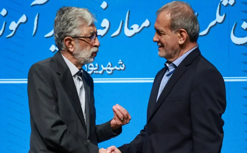 ببینید| درس شرافت پدرِ همسر رهبر انقلاب به تمام سیاستمداران: به پزشکیان رای ندادم اما...