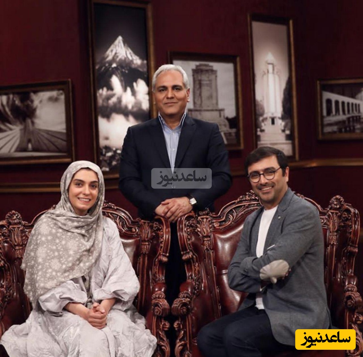 توپوق وحشتناک مهران مدیری؛ مثلا میخواست به الیکا عبدالرزاقی و امین زندگانی تیکه بندازه + ویدیو/ قبل از الیکا 3 تا ماشین آبپاش اومد همه جا رو شست😂