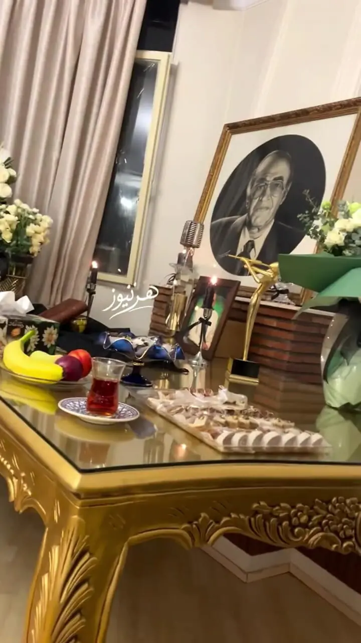 ببینید| لحظه‌های سکوت و ماتم؛ روایت تصویری از منزل پدری احسان خواجه‌امیری پس از فوت پدرش