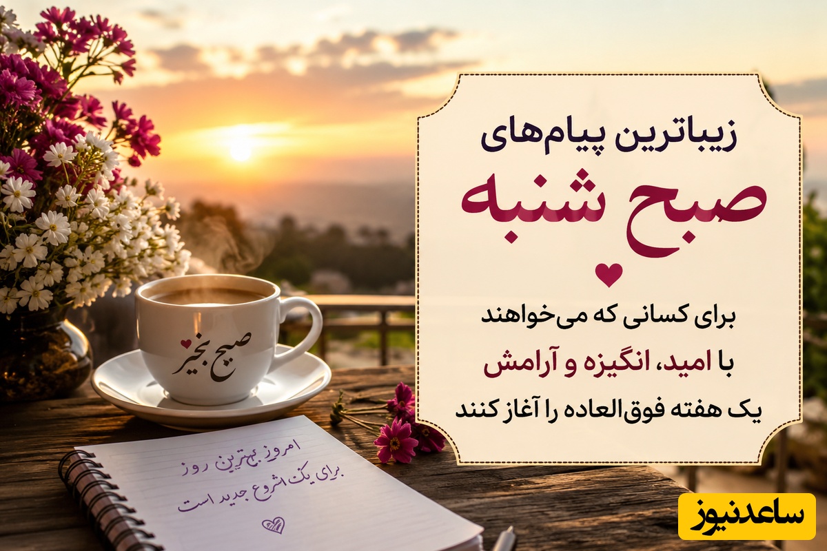 کائنات پیام ویژه ای برات داره/ 12 پیام انگیزشی برای صبح شنبه؛ جملاتی که امید را به قلبت برمی‌گردانند و با انرژی تو را برای یک هفته موفق آماده می‌کنند / پیام انگیزشی امروز