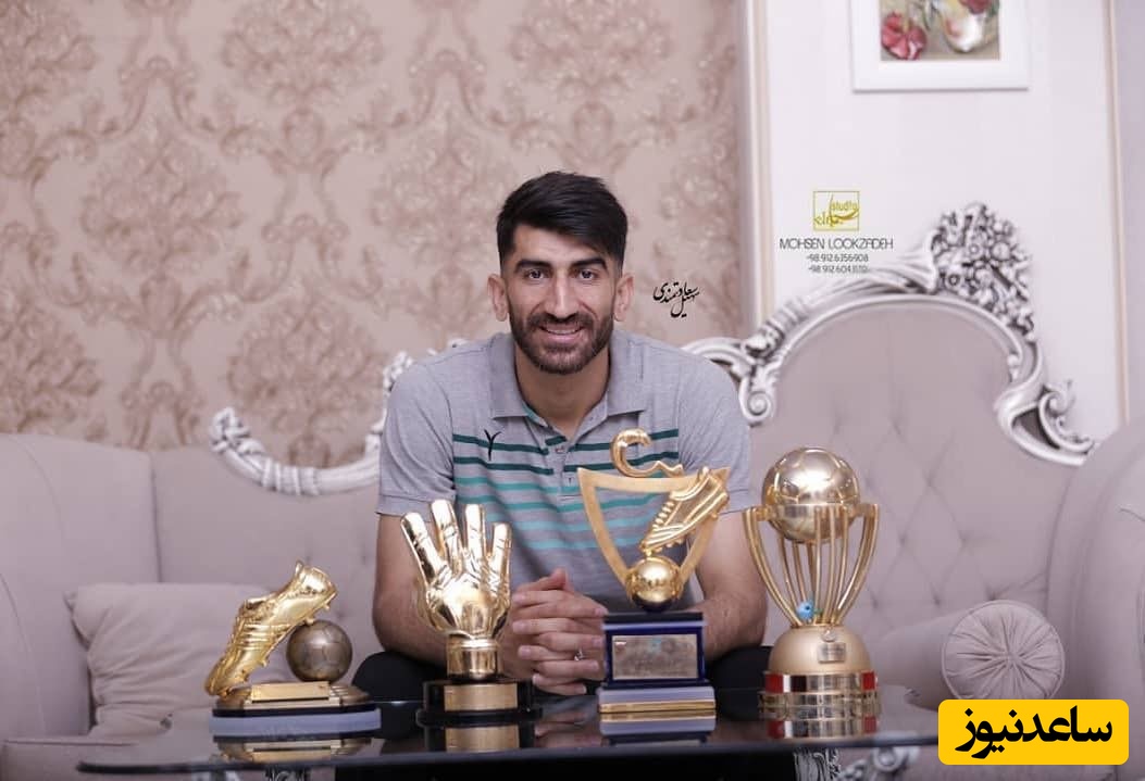 نگاهی به چیدمان شاهانه و باشکوه ویلای استخردار علیرضا بیرانوند، ستاره درخشان تیم تراکتور:قصر قارونیه برای خودش/ از تابلو فرش هنری و مبلمان مدرن تا دکوری‌های طلایی رنگ