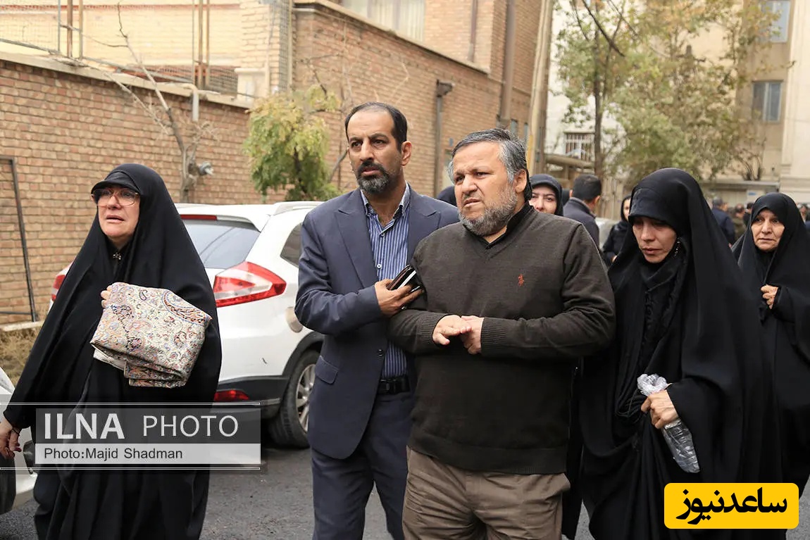 تشیع جنازه خواهر احمدی نژاد 