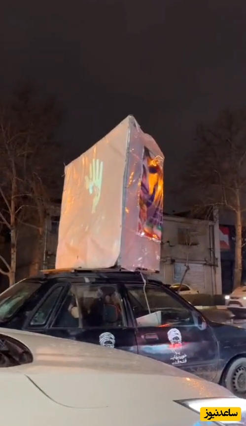 خلاقیت تحسین برانگیز راننده پراید مشهدی با کمترین امکانات پا جای تبلیغات میلیارد دلاری آمریکا گذاشت!