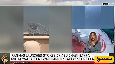 ویدیو| تصاویر دیدنی  از موشک‌های ایران بر فراز خلیج فارس و هدف بزرگی که منهدم شد + زیرنویس