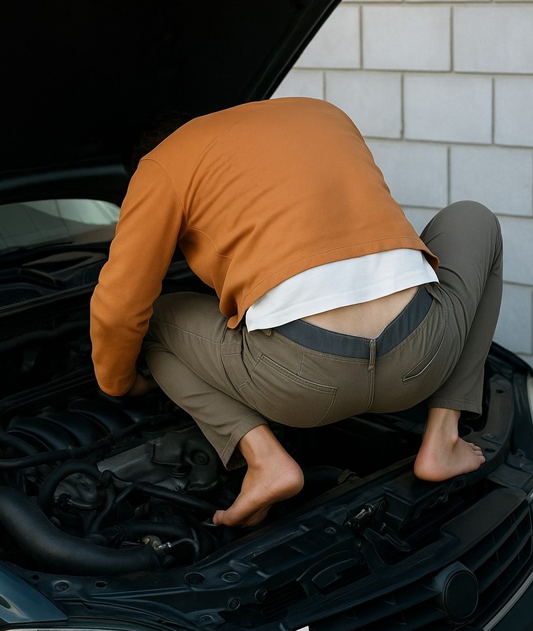 خلاقیت خنده‌دار اوستا مکانیک  ایرانی در پیوند ماشین پیکان و پژو حماسه ساز شد/ هنر نزد ایرانیان است وبس