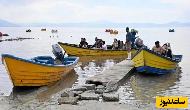 حیات دوباره دریاچه ارومیه و روشن شدن موتور قایق‌ها/ تصاویری از حال و روز این روزهای دریاچه را ببینید+ ویدئو