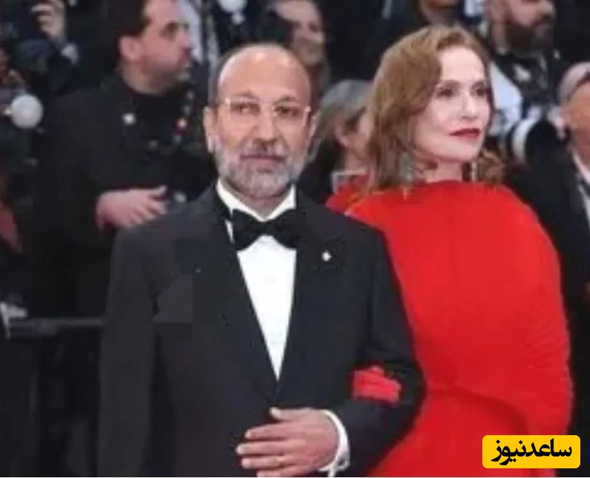 اصغر فرهادی به همراه ایزابل هوپر به روی فرش قرمز «کن» آمد
