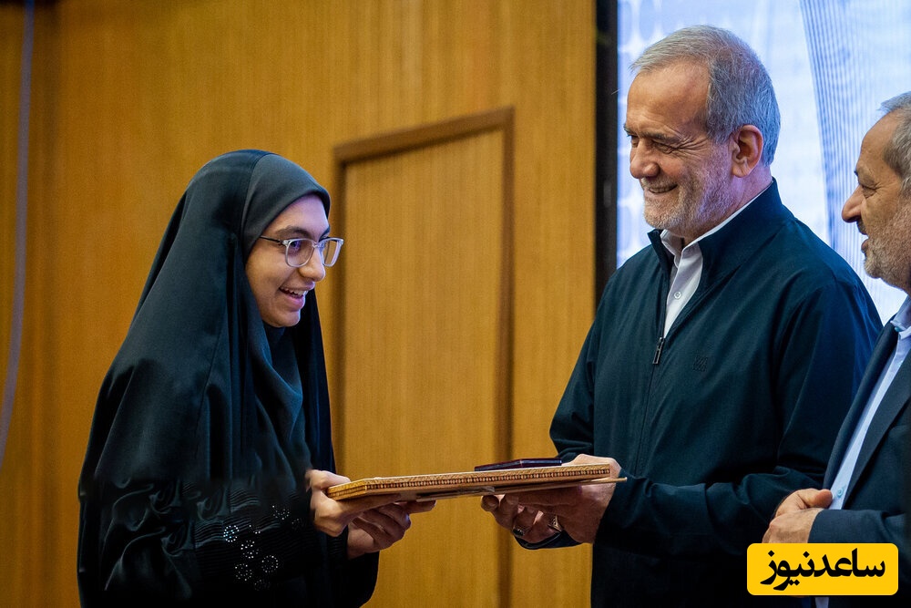 شوخی‌های غیرمنتظره رئیس‌جمهور با دختران و پسران المپیادی + تصاویر خاص و دیدنی