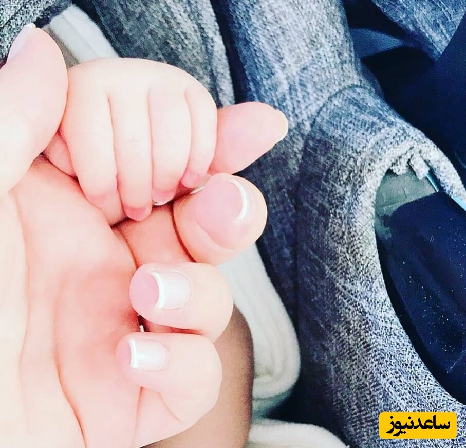 عکس روز اول مادر شدن حدیث میرامینی