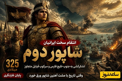 (ویدئو) راز لقب هولناک شاپور ذوالاکتاف؛ پادشاه 16 ساله ساسانی چه بلایی سر اعراب متجاوز در خلیج‌فارس آورد؟