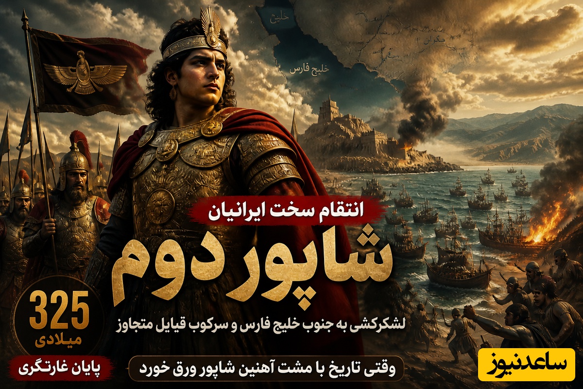 (ویدئو) راز لقب هولناک شاپور ذوالاکتاف؛ پادشاه 16 ساله ساسانی چه بلایی سر اعراب متجاوز در خلیج‌فارس آورد؟