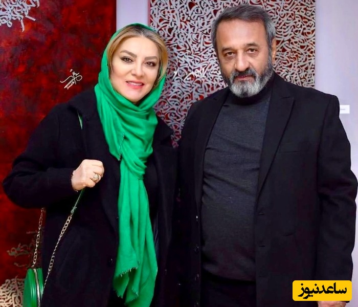 حمیرا ریاضی و همسرش علی اوسیوند