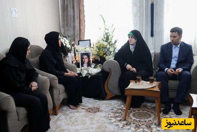 دختر و داماد پزشکیان به نمایندگی از رئیس‌جمهور مهمان خانه الهه حسین‌نژاد شدند؛ آغوش احساسی زهرا پزشکیان برای خواهر الهه+ویدیو