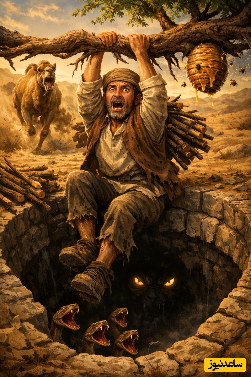 حکایت های خواندنی؛ مرد هیزم شکن از داستان‌ های کلیله و دمنه