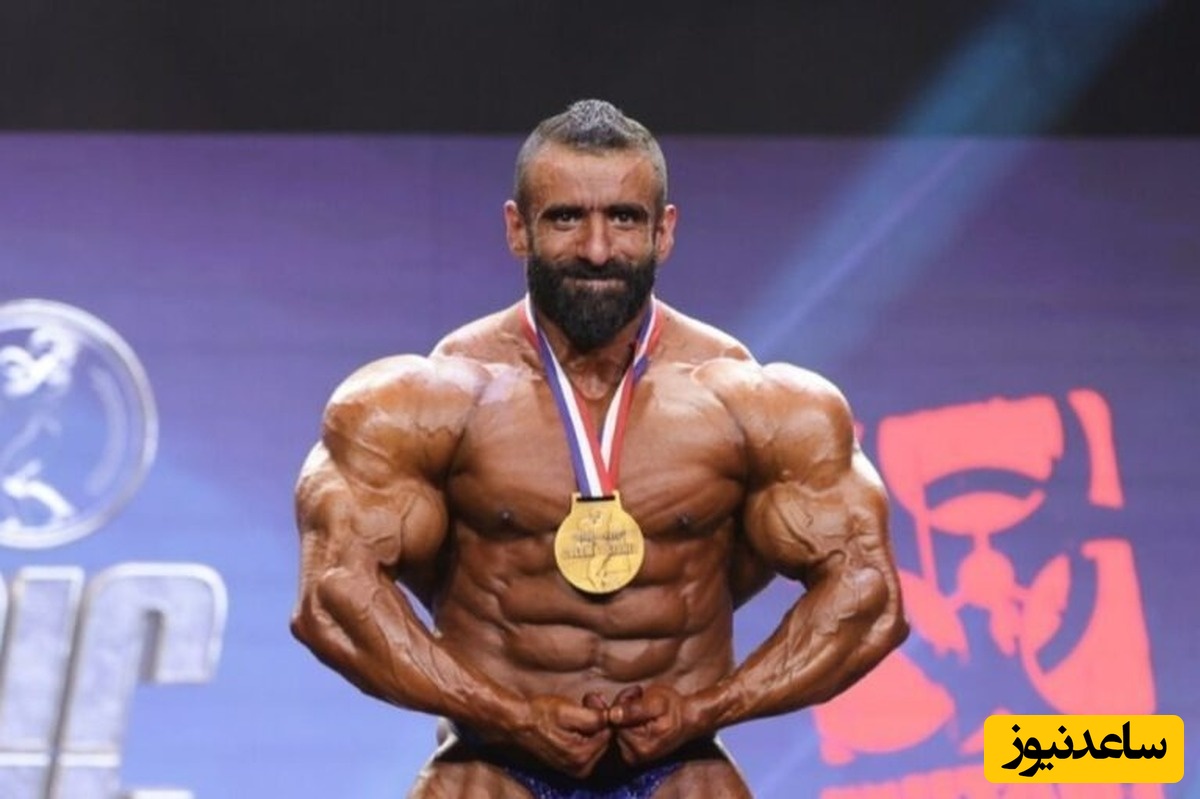 نگاهی به گردنبند طلا و سنگین هادی چوپان نایب قهرمان مستر المپیا +عکس/ با اون هیکل بایدم یه همچین گردنبندی بندازه