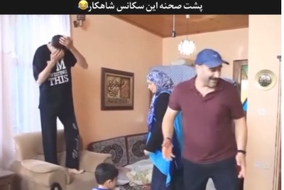 بهبود کجایی که ببینی با فهیمه چه کردند؟؛پشت‌صحنه‌ی دیدنی از این سکانس که محسن تنابنده چگونگی نقش بازی کردن رو به خواهرش یاد میده+فیلم