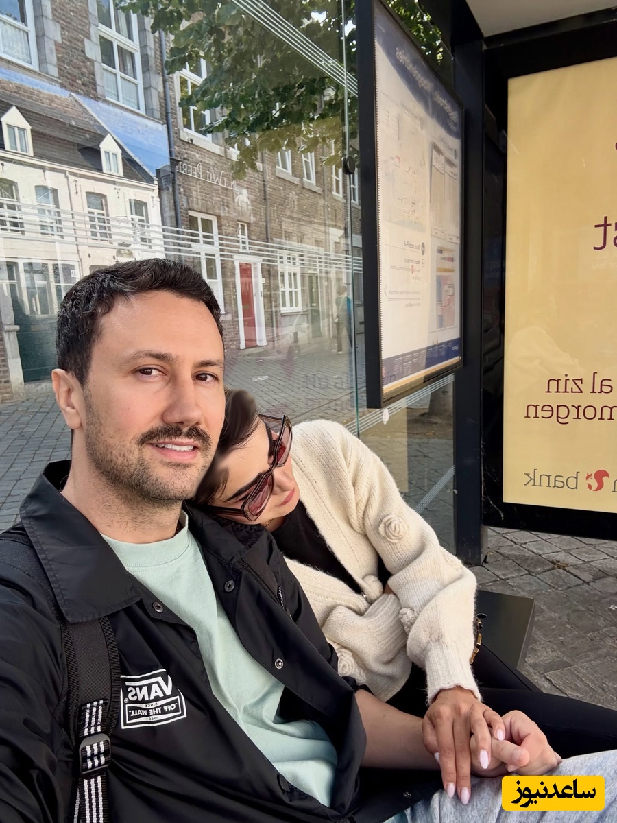 شاهرخ استخری و همسرش