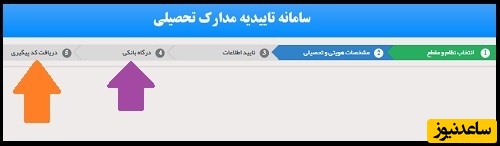سامانه دریافت تاییدیه تحصیلی
