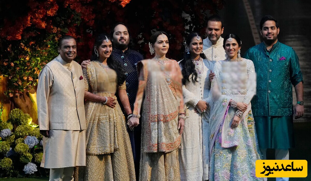بازیگران و هنرمندان مشهوری که در عروسی شاهانه آمبانی حضور داشتند/ از شاهرخ خان و همسرش تا خواهران کارداشیان با لباس های چشم نواز