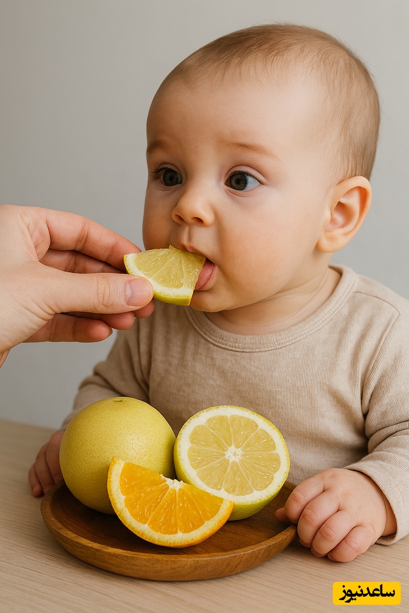 از چه زمانی میتوان به نوزاد لیمو شیرین و مرکبات داد؟