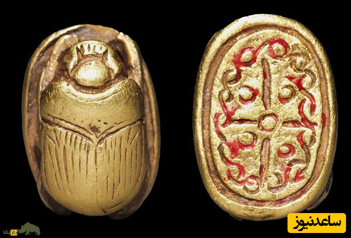 کشف خارقالعاده یک کوزه اسرارآمیز 2600 ساله حاوی طلسم طلا در یک معبد باستانی در مصر+ عکس