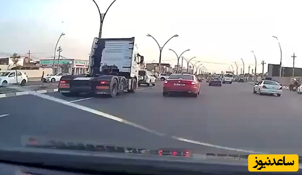 28 کشته و زخمی براثر برخورد یک کامیون به 30 خودرو / ویدئوی لحظه برخورد