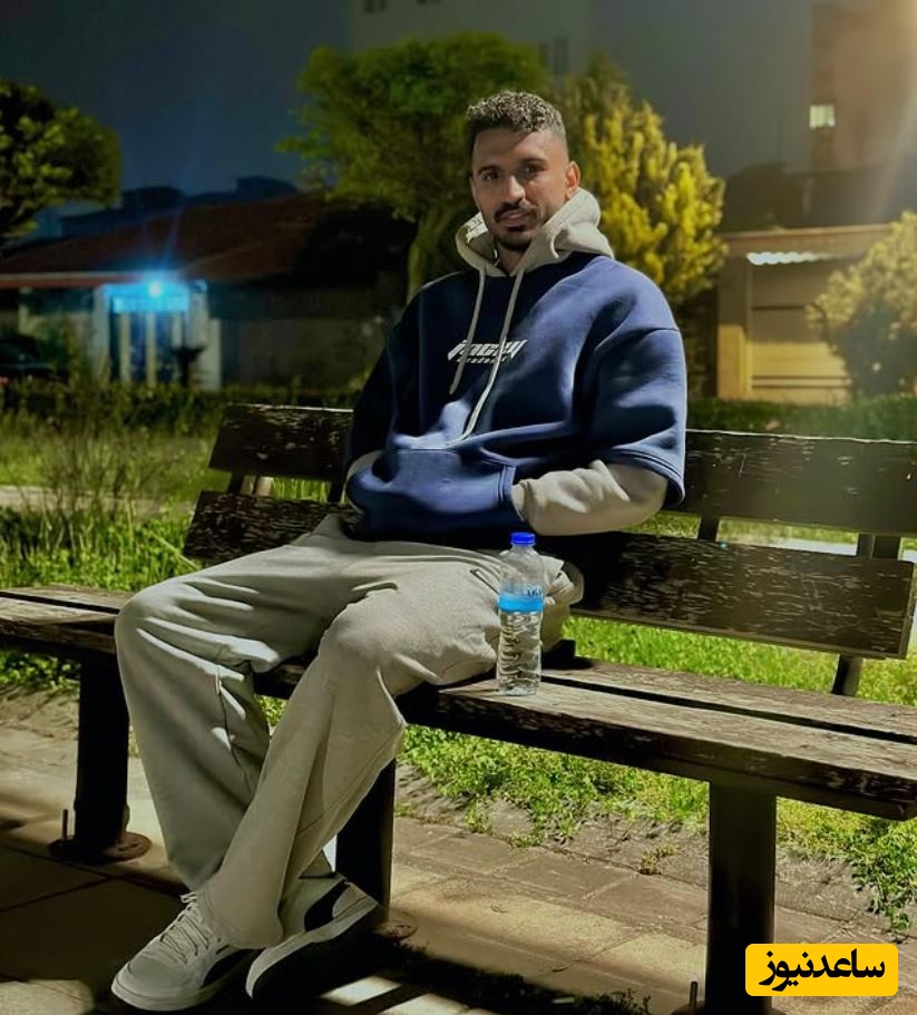 سعید کریمی تغییرچهره داد/ آقای فوتبالیست با کت و شلوار دامادی اصلاً قابل شناسایی نیست+عکس