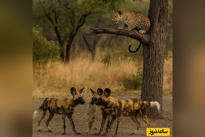 (ویدئو) مستند حیات وحش حیوانات/ ماجرای امروز راز بقا: لحظه‌ای که قلب‌تان می‌ایستد؛ مبارزه پلنگ مادر برای حفظ توله‌اش در برابر گله سگ‌های وحشی