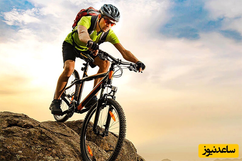 (ویدئو) تجربه دلهره‌آور دوچرخه سواری روی لبه پرتگاه / باید کیلو کیلو جیگر داشته باشی