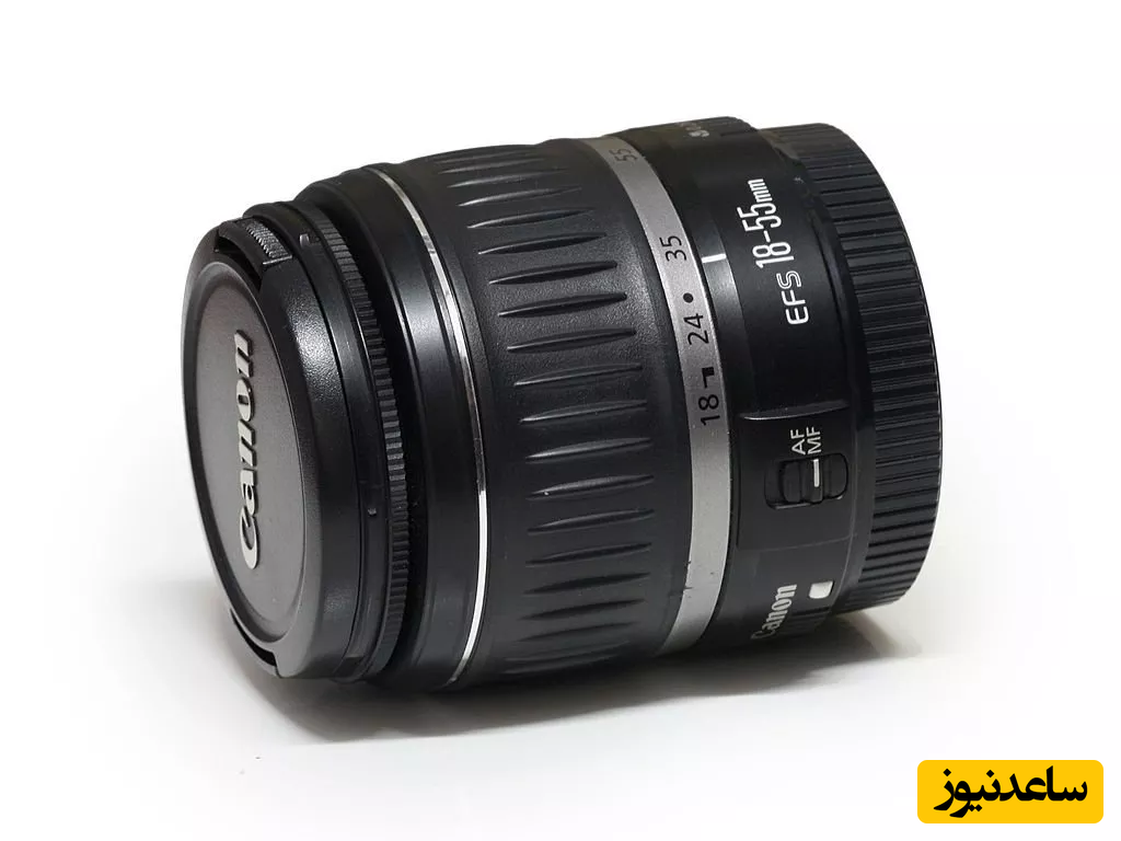 لنز EF-S 18-55mm برای دوربین‌های پایین‌رده و میان‌رده DSLR با حسگر APS-C کانن که در ایالات متحده با برند Rebel و در ژاپن با برند Kiss عرضه می‌شوند.