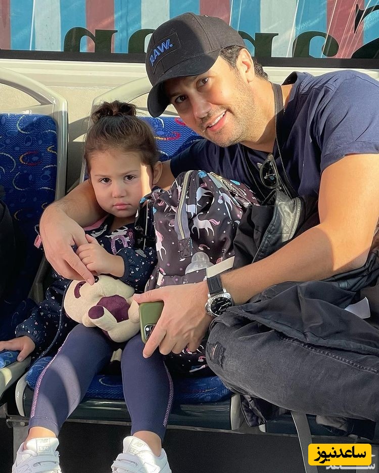 یادی کنیم از عکس دوران نوزادی نبات دختر شاهرخ استخری و سپیده بانو / اول لُپ بوده بعدا دست و پا درآورده