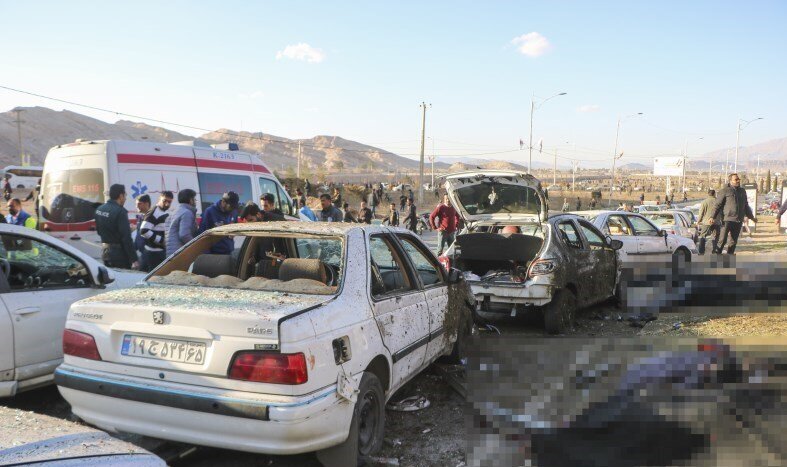 افزایش شهدای حادثه تروریستی کرمان به 103 نفر /مصدومان به 171 نفر رسید