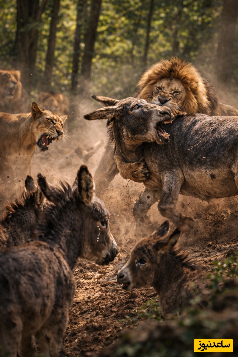 (ویدئو) مستند حیات وحش حیوانات/ راز بقا، این داستان: نبرد نفس‌گیر  اُلاغ بخت برگشته و شیر