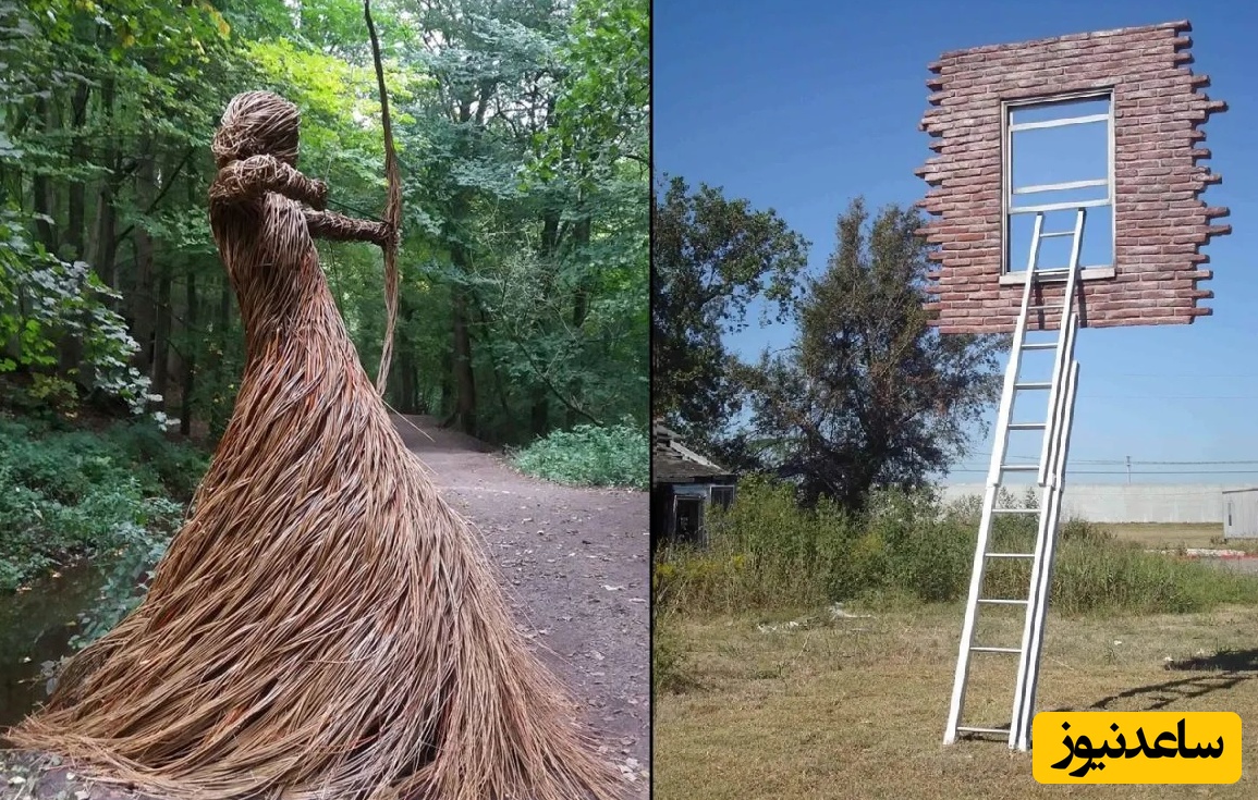 8 شاهکار هنری خلاقانه که رویاهای شیرین کودکی را به خیابانها کشیدند/ وقتی هنر مرز بین خیال و طبیعت را محو می‌کند