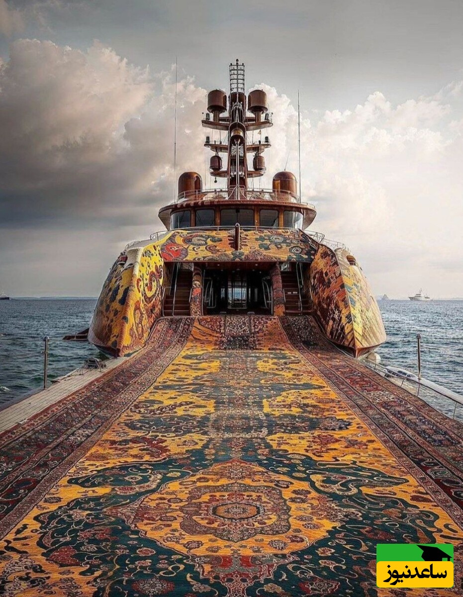 فرش ایرانی درکشتی