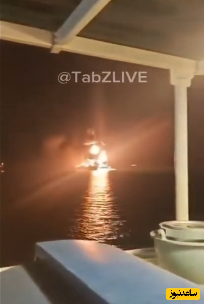 فیلم | لحظه انفجار نفتکش آمریکایی در خلیج فارس؛ اینجا کلش واس ماس ✌✌✌