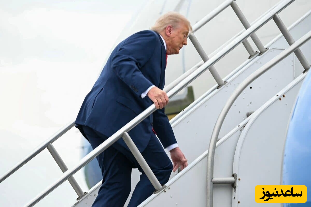کارما روی پله‌ها منتظر ترامپ بود؛ لغزش رئیس‌جمهور آمریکا روی پله‌های هواپیما که بایدن را با آن مسخره می‌کرد!+ویدیو
