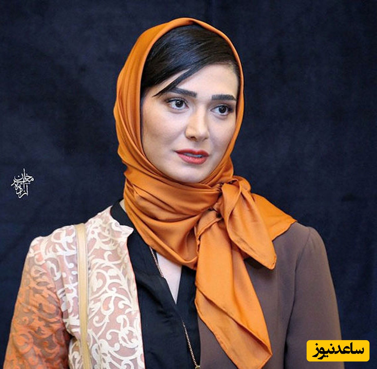 روز آبی روز بدون میکاپ !!! /روز آبی مینا وحید با تیریپ آبی شیکش