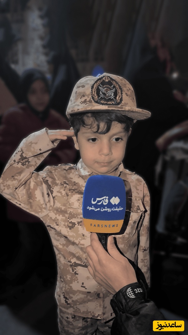 ببینید| خط و نشان  کوچکترین سرباز ایران به ترامپ قاتل + ویدیو