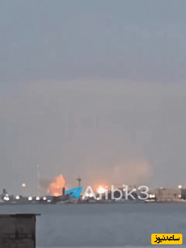 فیلم | تصویری واضح از اصابت موشک ایرانی در بحرین / این نتیجه نوکری برای آمریکا توسط کشورهای منطقه است