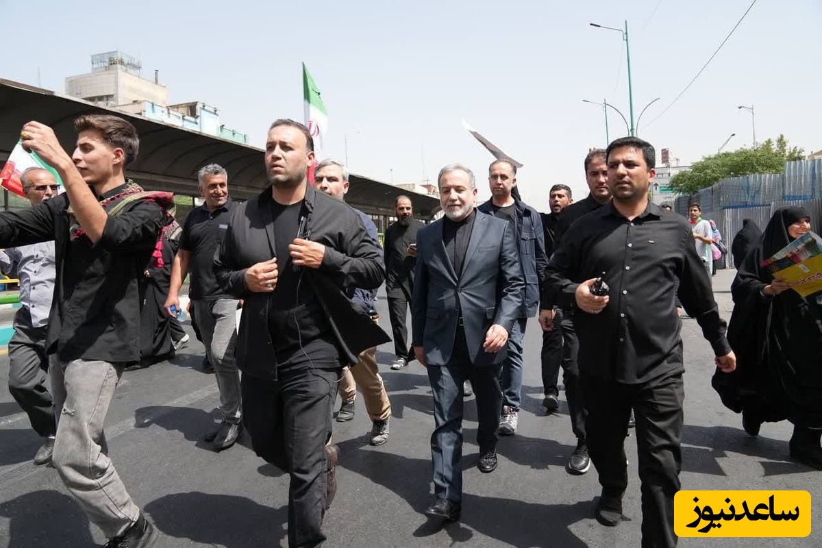 امروز قابی معنادار با همکاری عراقچی و یک جان بر کفِ سپاهی رقم خورد؛ میدان و دیپلماسی دست در دست هم و پرچم ایران در پس زمینه ...+عکس