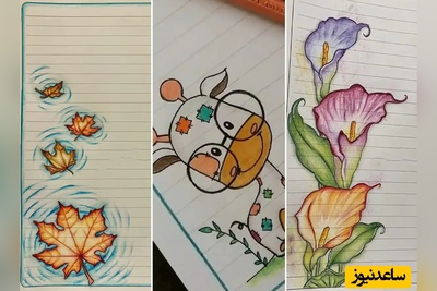 سری هفتم از خوشگل ترین ایده های  تزیینی دفتر مشق که بچه هاتون رو به بامزه ترین دانش آموز  تبدیل میکنه+ ویدئو/ عکس