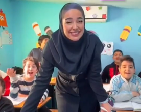 فیلمی جدید از معلم جنجالی مازندرانی/ رفتار دوستانه با دانش آموزان
