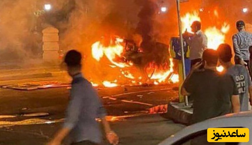 ببینید| لحظه دلخراش به شهادت رسیدن یک حافظ امنیت با تبر و قمه توسط اغتشاشگران داعشی+ ویدیوی کامل