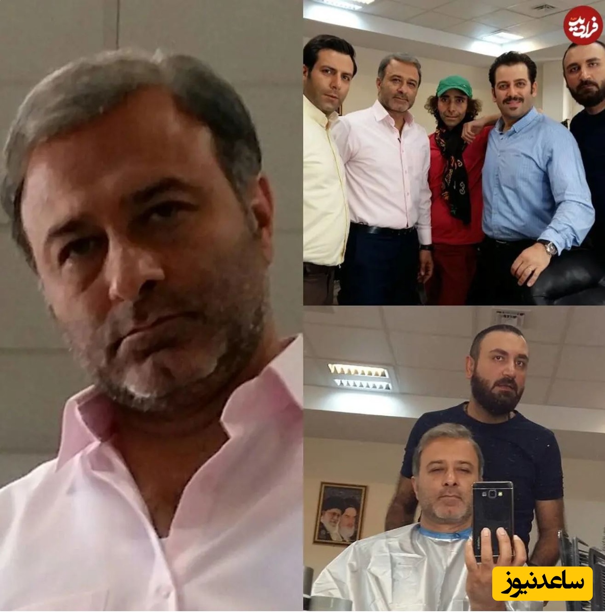 «اکبری، نوید و بیژن» در پشت صحنه سریال آنام؛ سال 96